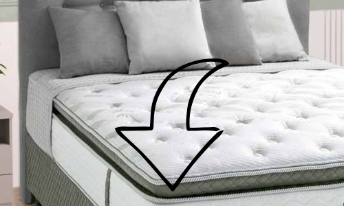 Prefira um colchão com pillow top para ter mais maciez