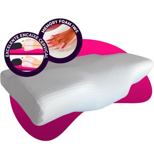Travesseiro Ergonômico – I wanna sleep – Cervical Original®, suporte ideal