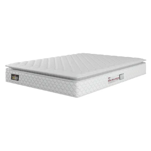 Colchão Casal Espuma D33 Pillow Top New Millenium Branco