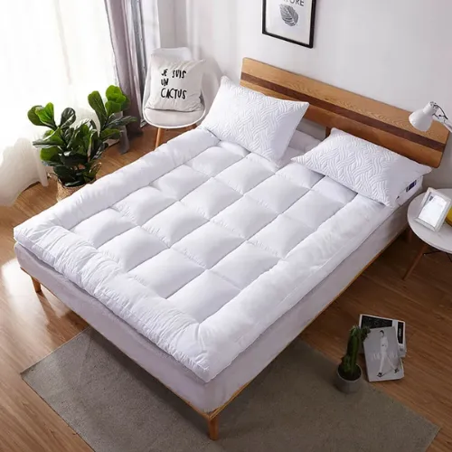Pillow Top Percal Conforto King Branco Liso