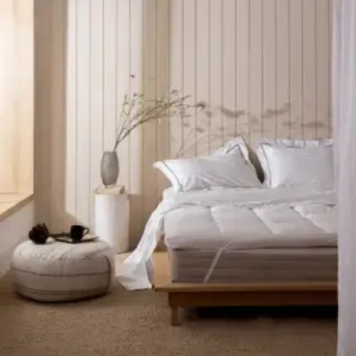 Pillow Top Percal Pluma de Ganso (Casal)